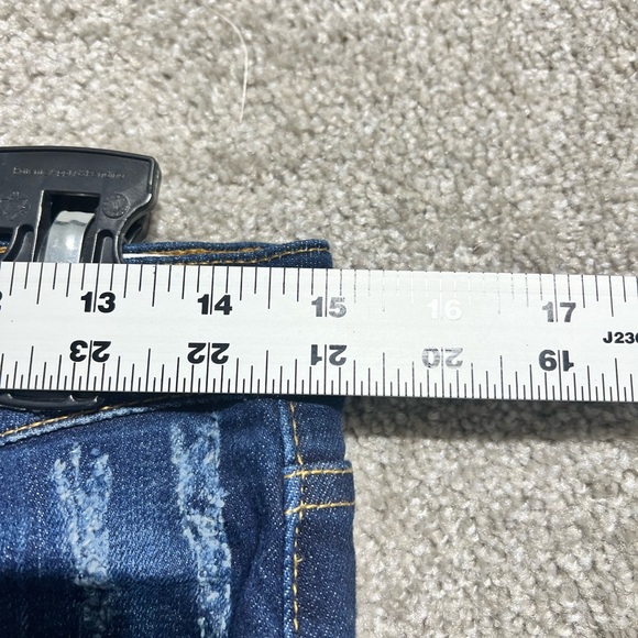 Kancan Woman’s Dark Wash Skinny Stretch Distressed Denim Jeans Size 9/29 - Picture 3 of 9